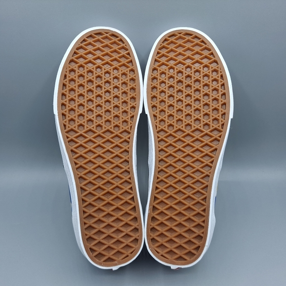 New Vans Era Romantic Floral Lapis Blue and White Flower Women's Size 8 - Picture 8 of 9